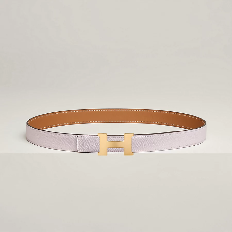 Mini Constance belt buckle & Reversible leather strap 24 mm - Image 2